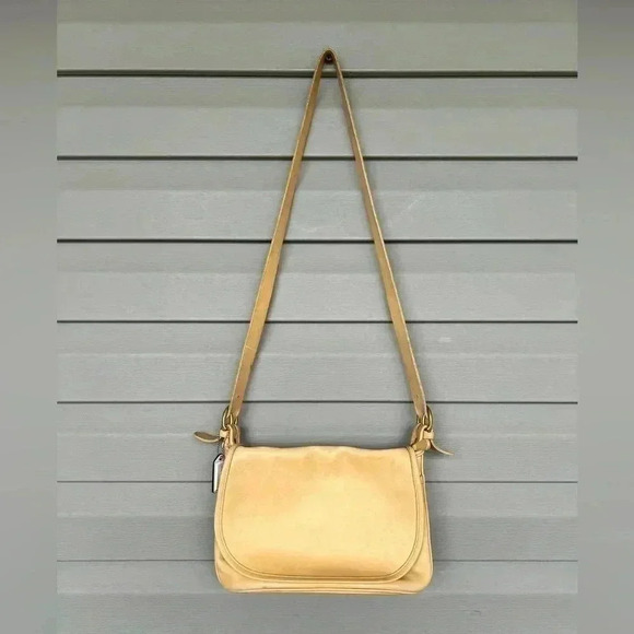 Coach Handbags - Coach Vintage Leather  Flap Crossbody Bag